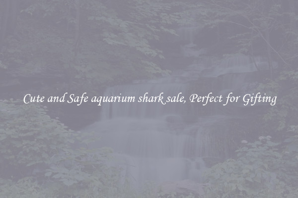 Cute and Safe aquarium shark sale, Perfect for Gifting