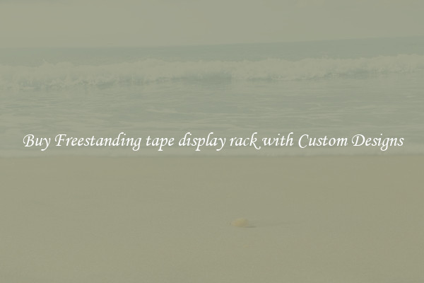 Buy Freestanding tape display rack with Custom Designs