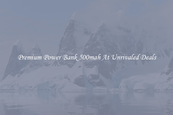 Premium Power Bank 500mah At Unrivaled Deals