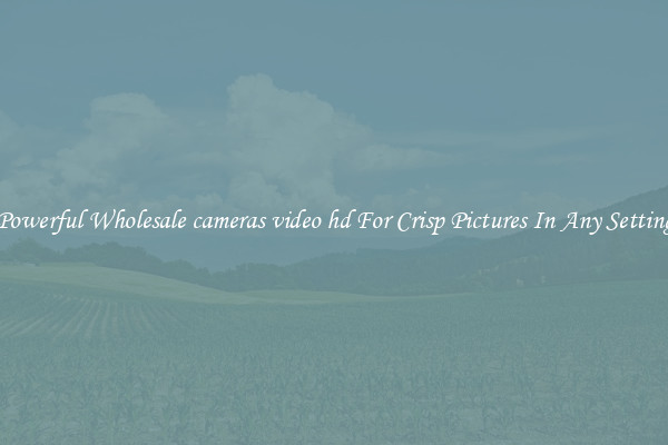Powerful Wholesale cameras video hd For Crisp Pictures In Any Setting