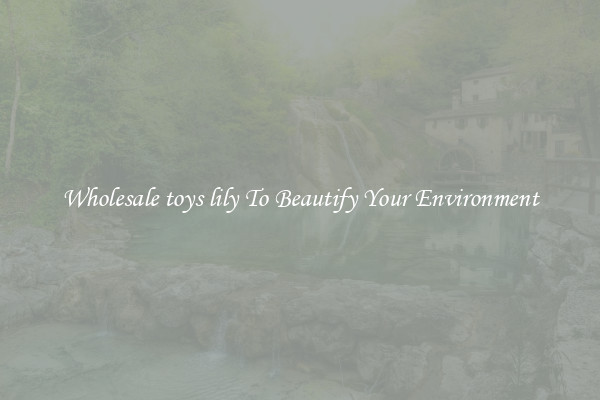 Wholesale toys lily To Beautify Your Environment